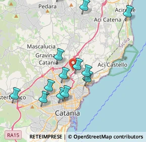 Mappa Via Niccolò Copernico, 95037 San Giovanni La Punta CT, Italia (4.54077)