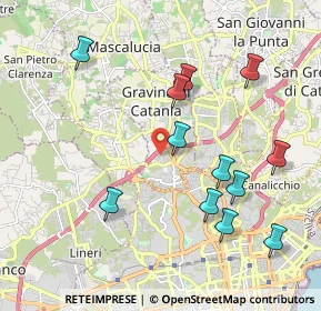 Mappa Via Nino Martoglio, 95030 Gravina di Catania CT, Italia (2.3625)