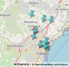 Mappa Via Nino Martoglio, 95030 Gravina di Catania CT, Italia (3.73636)