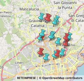 Mappa Via Gaetano Sanfilippo, 95030 Gravina di Catania CT, Italia (1.849)