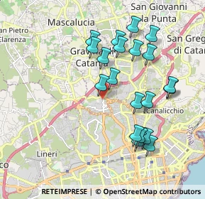 Mappa Via Gaetano Sanfilippo, 95030 Gravina di Catania CT, Italia (2.1085)