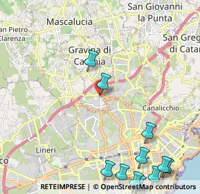 Mappa Via Gaetano Sanfilippo, 95030 Gravina di Catania CT, Italia (3.45909)