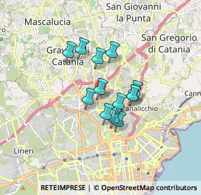 Mappa Largo Barriera del Bosco, 95030 Gravina di Catania CT, Italia (1.32615)