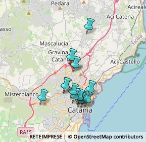 Mappa Largo Barriera del Bosco, 95030 Gravina di Catania CT, Italia (3.55786)