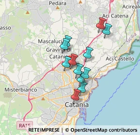 Mappa Largo Barriera del Bosco, 95030 Gravina di Catania CT, Italia (2.81667)