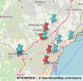 Mappa Via Renzo de Felice, 95030 Gravina di Catania CT, Italia (4.09727)