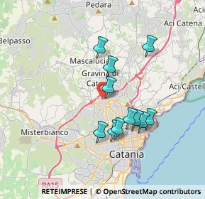 Mappa Via Renzo de Felice, 95030 Gravina di Catania CT, Italia (3.42273)