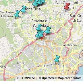 Mappa Via Renzo de Felice, 95030 Gravina di Catania CT, Italia (2.69471)