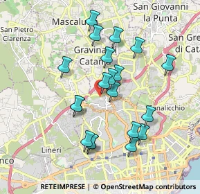 Mappa Via Renzo de Felice, 95030 Gravina di Catania CT, Italia (1.9235)