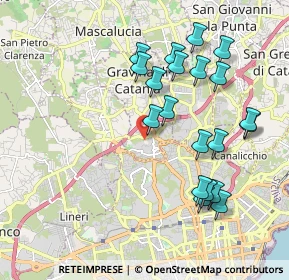 Mappa Via Renzo de Felice, 95030 Gravina di Catania CT, Italia (2.244)