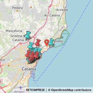Mappa Via Carlo Gemmellaro, 95021 Cannizzaro CT, Italia (3.9345)