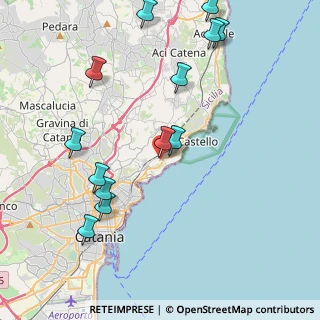 Mappa Via Carlo Gemmellaro, 95021 Cannizzaro CT, Italia (5.32846)