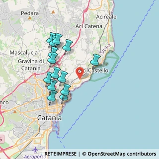 Mappa Via Carlo Gemmellaro, 95021 Cannizzaro CT, Italia (3.885)