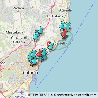 Mappa Via Carlo Gemmellaro, 95021 Cannizzaro CT, Italia (3.567)