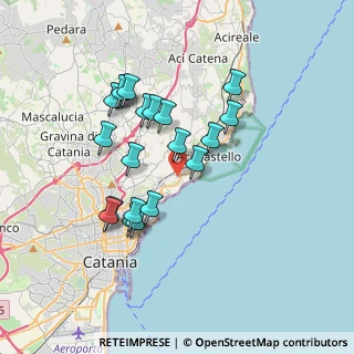 Mappa Via Carlo Gemmellaro, 95021 Cannizzaro CT, Italia (3.651)