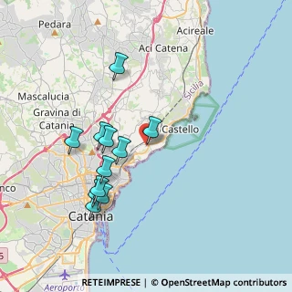 Mappa Via Carlo Gemmellaro, 95021 Cannizzaro CT, Italia (4.06727)