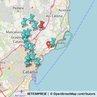 Mappa Via Carlo Gemmellaro, 95021 Cannizzaro CT, Italia (4.752)