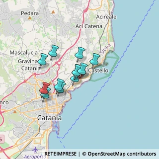Mappa Via Carlo Gemmellaro, 95021 Cannizzaro CT, Italia (2.7375)