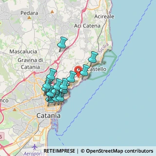 Mappa Via Carlo Gemmellaro, 95021 Cannizzaro CT, Italia (3.61938)