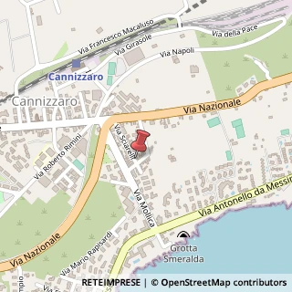 Mappa Via Sciarelli, 53, 95021 Aci Castello, Catania (Sicilia)