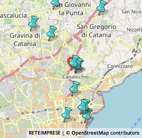 Mappa Viale Mediterraneo, 95030 San Giovanni la punta CT, Italia (2.3425)