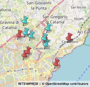 Mappa Via Convento del Carmine, 95030 Canalicchio CT, Italia (1.89)