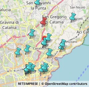 Mappa Via Convento del Carmine, 95030 Canalicchio CT, Italia (2.3805)