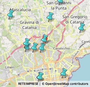 Mappa Via F. Lo Jacono n.ro, 95030 Gravina di Catania CT, Italia (2.67083)