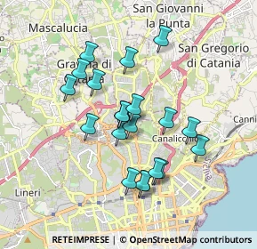 Mappa Via F. Lo Jacono n.ro, 95030 Gravina di Catania CT, Italia (1.7395)