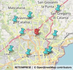 Mappa Via F. Lo Jacono n.ro, 95030 Gravina di Catania CT, Italia (2.53909)