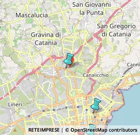 Mappa Via F. Lo Jacono n.ro, 95030 Gravina di Catania CT, Italia (3.295)
