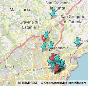 Mappa Via F. Lo Jacono n.ro, 95030 Gravina di Catania CT, Italia (2.579)