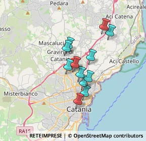 Mappa Largo Barriera del Bosco, 95030 Sant'agata Li Battiati CT, Italia (2.79833)