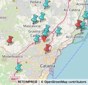 Mappa Largo Barriera del Bosco, 95030 Sant'agata Li Battiati CT, Italia (6.012)