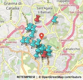 Mappa Via F. Lo Jacono n.ro, 95030 Gravina di Catania CT, Italia (0.833)