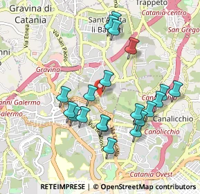 Mappa Via F. Lo Jacono n.ro, 95030 Gravina di Catania CT, Italia (1.0385)