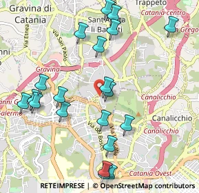 Mappa Via F. Lo Jacono n.ro, 95030 Gravina di Catania CT, Italia (1.2985)