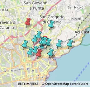 Mappa Via Generale Umberto Nobile, 95027 Cerza CT, Italia (1.35118)