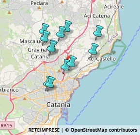 Mappa Via Generale Umberto Nobile, 95027 Cerza CT, Italia (3.38417)