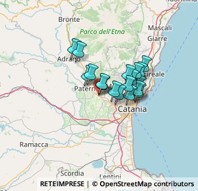 Mappa Località Valcorrente, 95032 Belpasso CT, Italia (9.715)