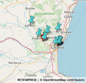 Mappa Località Valcorrente, 95032 Belpasso CT, Italia (9.76692)