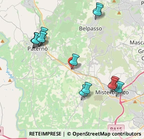 Mappa Località Valcorrente, 95032 Belpasso CT, Italia (4.96)