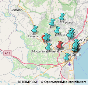 Mappa Località Valcorrente, 95032 Belpasso CT, Italia (8.7385)