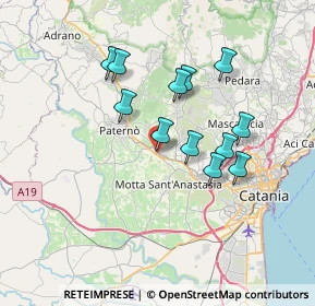 Mappa Località Valcorrente, 95032 Belpasso CT, Italia (6.87333)