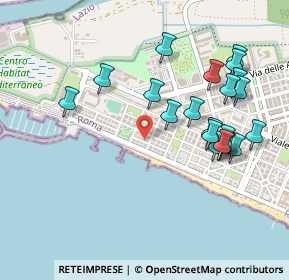 Mappa Via Guido Vincon, 00121 Lido di Ostia RM, Italia (0.541)