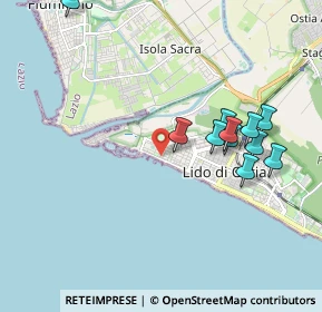 Mappa Via Guido Vincon, 00121 Lido di Ostia RM, Italia (2.06455)