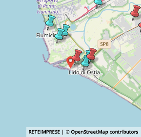 Mappa Via Guido Vincon, 00121 Lido di Ostia RM, Italia (4.83909)