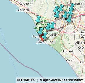 Mappa Via Guido Vincon, 00121 Lido di Ostia RM, Italia (15.43714)