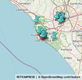 Mappa Via Guido Vincon, 00121 Lido di Ostia RM, Italia (12.83118)