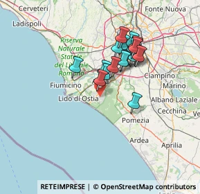 Mappa Via Gino Marinuzzi, 00124 Roma RM, Italia (12.3025)